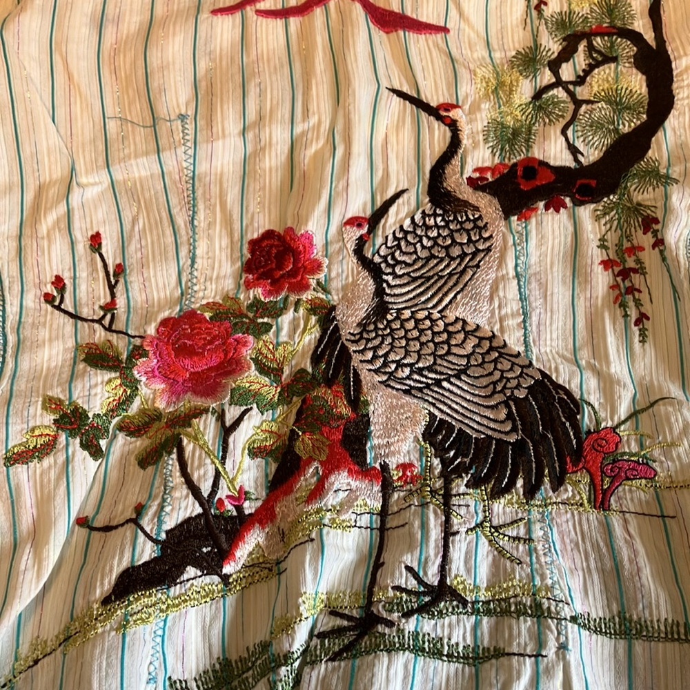 Johnny Was 3J Workshop “Lucky Crane” size XS